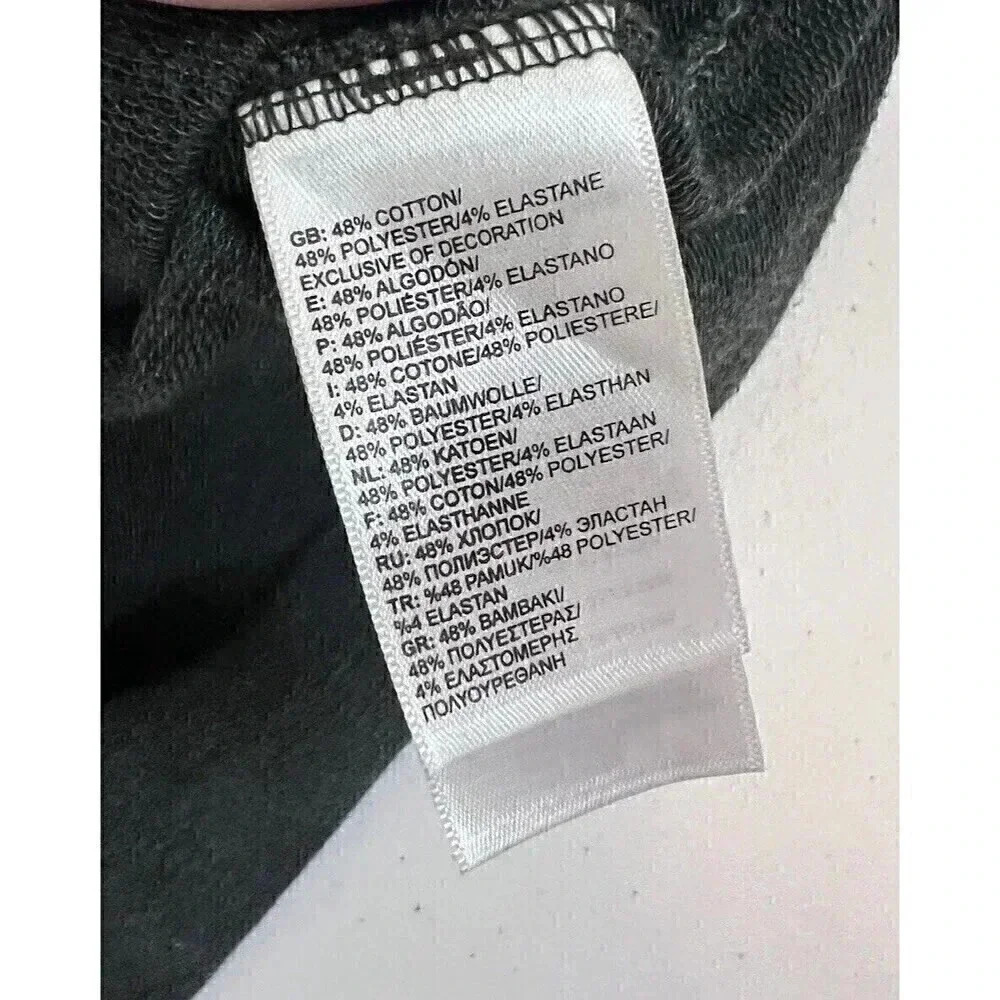 The North Face Womens Cowl Neck Sweatshirt Size XS Pullover Gray Thumbholes - Picture 7 of 9